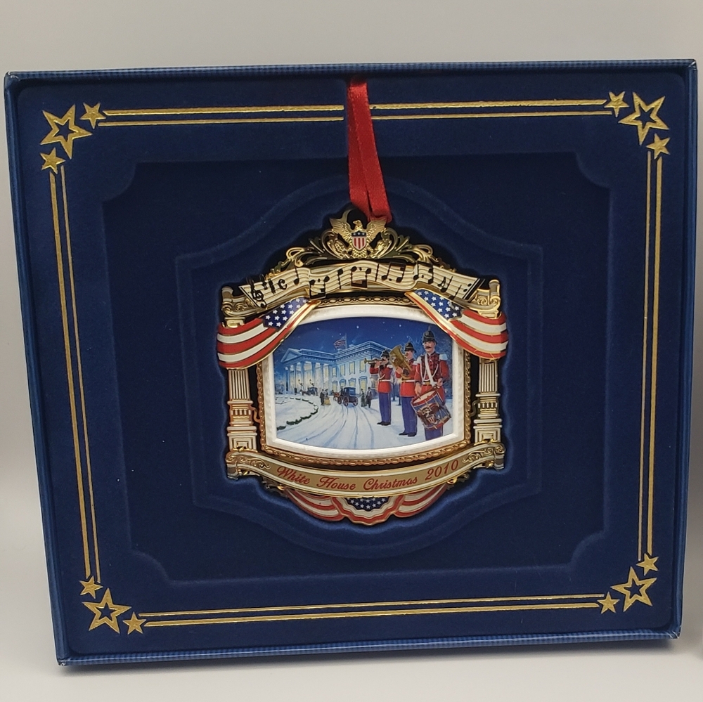 2010 Annual White House Holiday Historical Association Ornament- McKinley